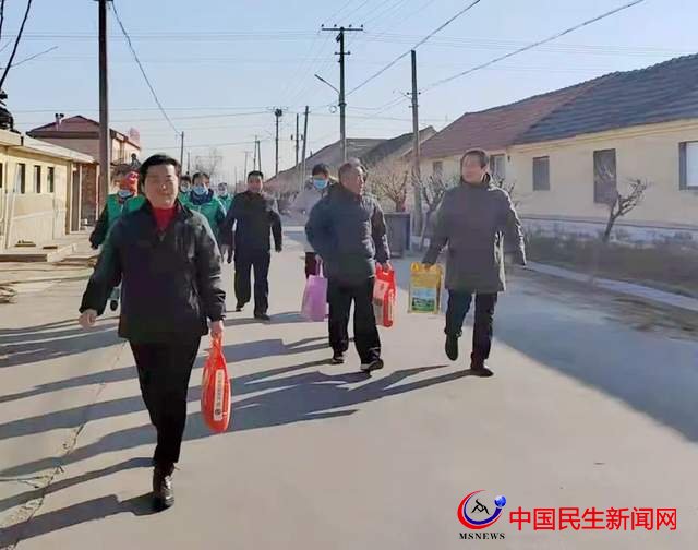 #迎新春 民建在行動# 民建即墨一支部開展寒冬送溫暖慰問活動